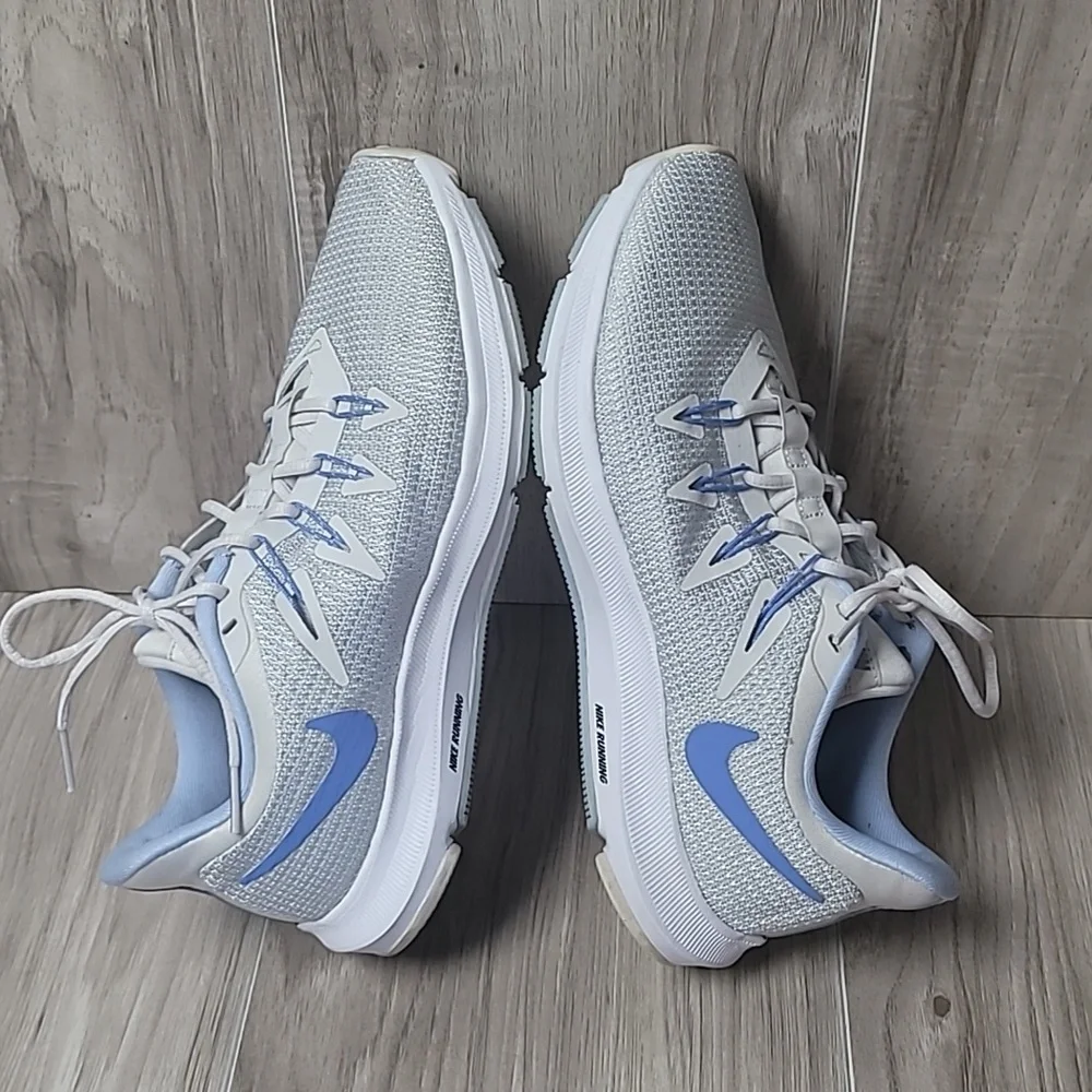 Nike Quest Womens Running Shoes Size 7 Platinum Grey Light Blue AA7412-008 - Picture 5 of 9